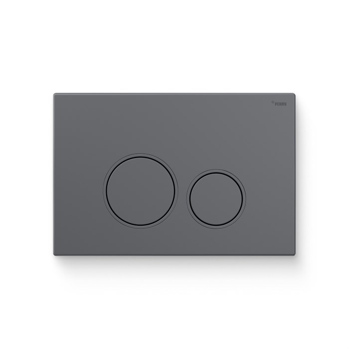 Кнопка смыва РЕХАУ NOVA ORB 001 пластик, графитовый, матовый 918253