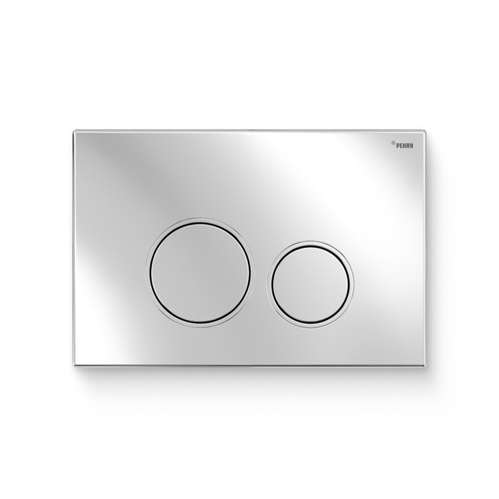 Кнопка смыва РЕХАУ NOVA ORB 001 пластик, хром, глянцевый 918263
