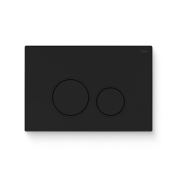 Кнопка смыва РЕХАУ NOVA ORB 001 пластик, черный, матовый 918239