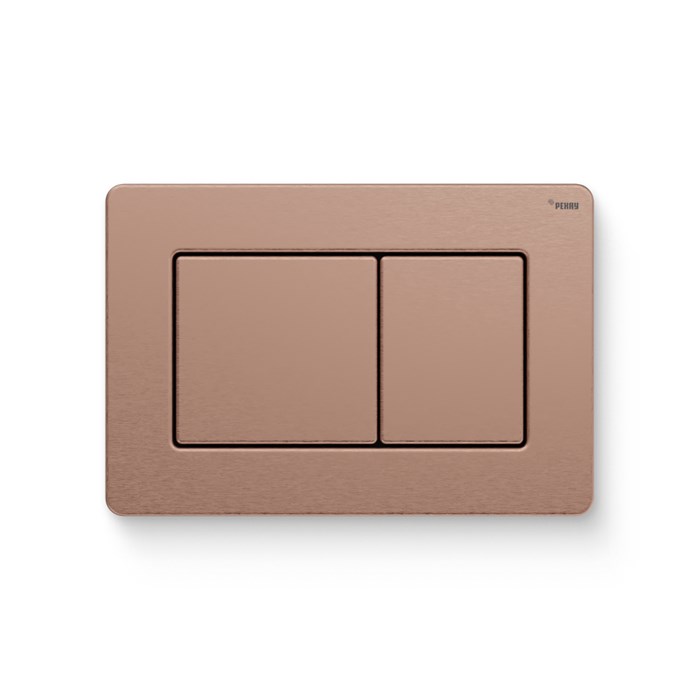 Кнопка смыва РЕХАУ NOVA PUBLIC антивандальная нерж. сталь, брашированное розовое золото, матовый 918277