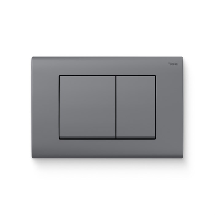 Кнопка смыва РЕХАУ NOVA QUAD 001 пластик, графитовый, матовый 918266