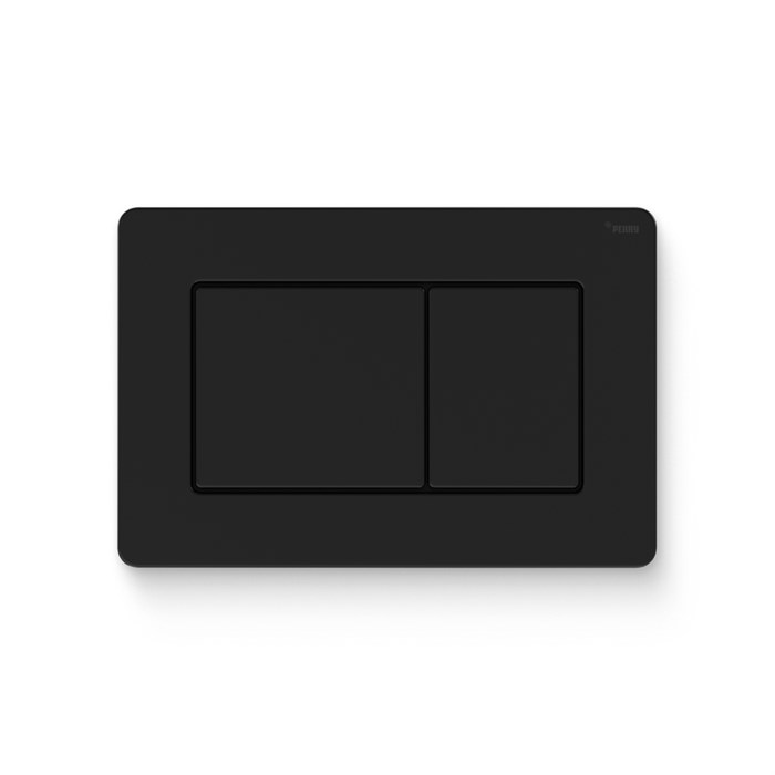 Кнопка смыва РЕХАУ NOVA QUAD STEEL нержавеющая сталь, черный, матовый 918250