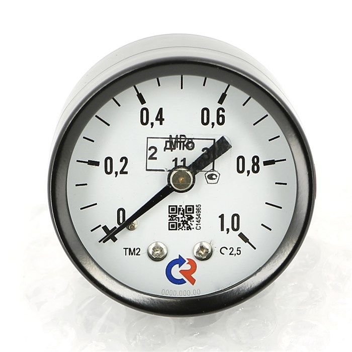 Манометр ТМ-210T.00 50/10 (1/4", 0-10 бар, 2,5) аксиальный 916065