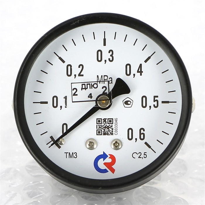 Манометр ТМ-310Т.00 63/6 (1/4", 0-6 бар, 2,5) аксиальный 916160