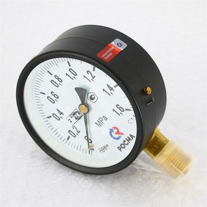 Манометр ТМ-510Р.00 100/16 (1/2", 0-16 бар, 1,5) радиальный 916180