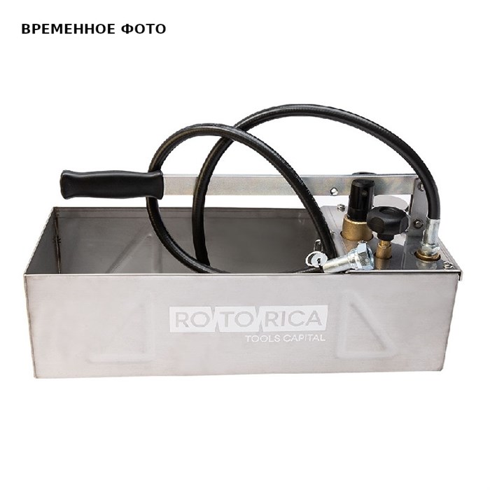 Ручной опрессовщик ICOMAR INOX 60 бар, двухклапанный, нержавеющая сталь 916261