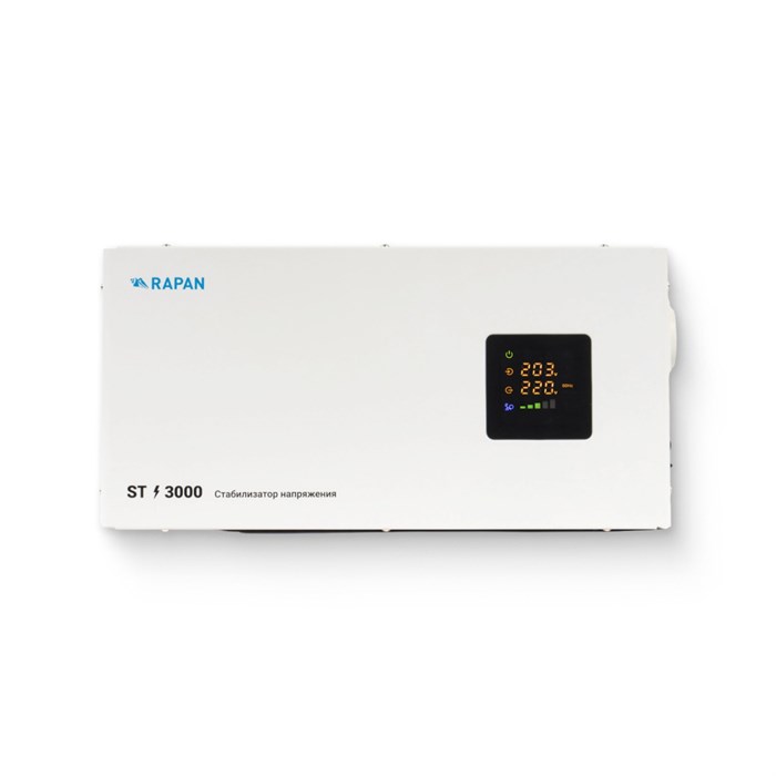 Стабилизатор сетевого напряжения RAPAN ST-3000, 3000 ВА, 100-260 В 918130