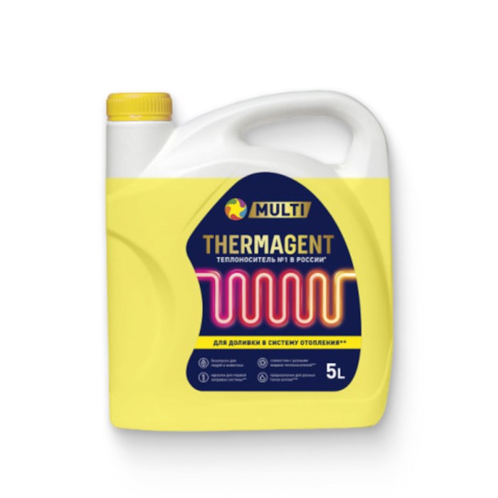 Теплоноситель универсальный THERMAGENT ЭKO -40°С (MULTI) 5кг (Пропиленгликоль) 916726