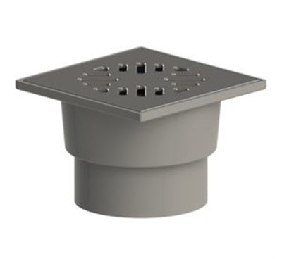 110 трап с вертик. спуском "сухой" затвор ПП, решетка 150*150 нерж.сталь ТП 104.110-150VSDТАТПОЛИМЕР 00000786