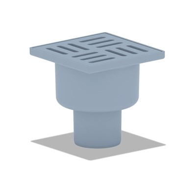 50 трап с вертик. спуском,н/рег решетка 100х100 пласт. АНИ пласт TA5204 519381