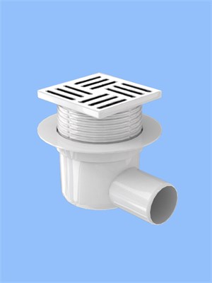 50 трап с гориз. спуском, рег решетка 100х100 пласт. АНИ пласт TA5604 519382