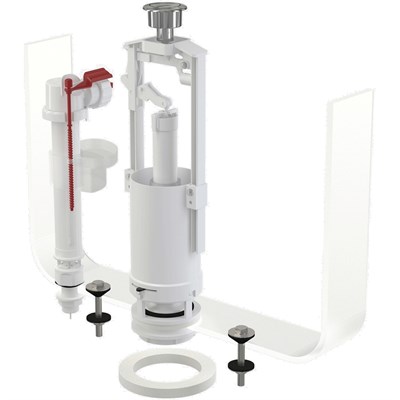 Арматура к смыв. бачку стоп-кноп.ALCAPLAST/Alcadrain 1/2 хр.кн.ниж.подв унив колонка SA2000S 00001415