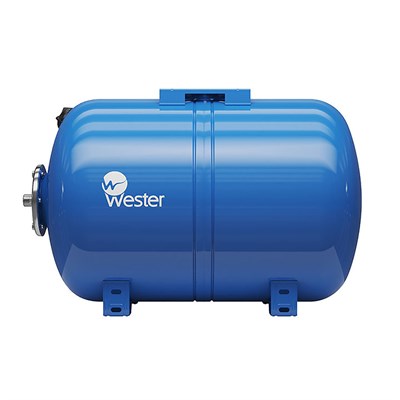 Бак расширительный  80л для водоснабжения WESTER(горизонт-й) (присоединение 1")WAO 511515