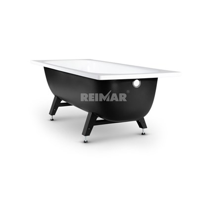 Ванна стальная 1,4*0,7*0,4 (ВИЗ) Reimar полимерная "Белая Орхидея" цв.белый (ОР-01205) 524237