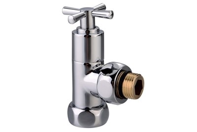 Вентиль запорный угловой для П/С 3/4"х1/2" вн/нар крест 522197