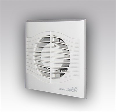 Вентилятор вытяжной D100 SLIM 4С с обратным клапаном DICITI 509026