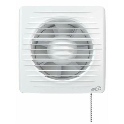 Вентилятор вытяжной D125 ERA 5-02 с  тяговым выключателем и с москитной сеткой ERA 522811