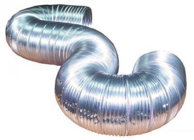 Воздуховод гофрированный алюминиевый 1,5м 110 (90 мкр) "Флекс" 110111