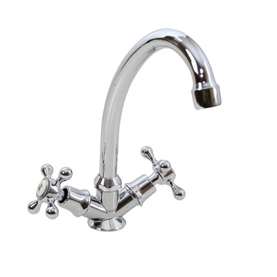 Смеситель для кухни 1/2 кер T.MARKT 04-2006 Крест п\гайку 520060