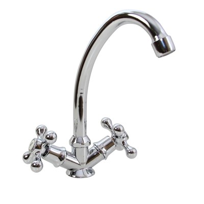 Смеситель для кухни 1/2 кер T.MARKT 04-2010 Крест п\гайку 520061