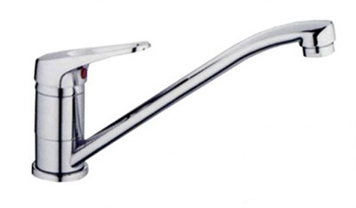 Смеситель для кухни 35к F4213 FRAP (плоский пов.излив, п/шпильку, хром, силумин) 510499