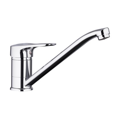 Смеситель для кухни 40к F4904 FRAP (плоский пов.излив, п/гайку, хром, латунь) 511315