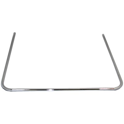 Карниз для в/к 0,9*0,9*0,9* "П-образный " хром цельнометаллический 00001355