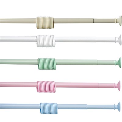 Карниз для ванной беж/крем 1,2*2,10 с кольцами Русспласт 502957