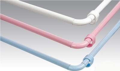 Карниз для ванной зеленый угловой Zalel (блистер) 0,90*0,90*0,90 513660