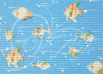 Коврик 0,65м х 15м (голубой) 505134