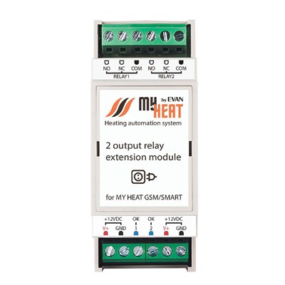 Блок реле Эван на 2 выхода MY HEAT для GSM и SMART 879986