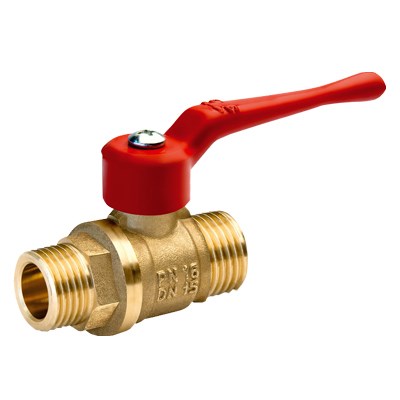 Кран шаровой 1/2'' нар/нар рукоятка 11Б27п1 БАЗ Standart PN40 522453