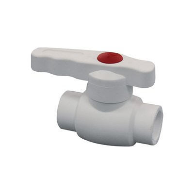 Кран шар 25 ручка PRO AQUA БЕЛЫЙ STANDARD 520962