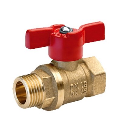 Кран шаровой 3/4'' вн/нар бабочка 11Б27п1 БАЗ Standart PN40 504411