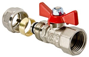 Кран шаровой для м/п трубы 1/2'' х 16 вн/ц VALTEC VT.342.N.1604 511393