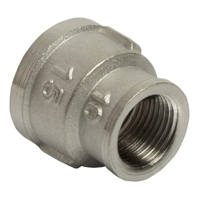 Муфта переходная 1/2'' - 3/8'' вн/вн VRT® никель 503043