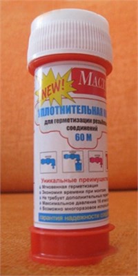 Нить для герметизации резьбы "Мастер" (60 м) 514501