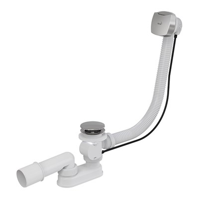 Обвязка для ванны полуавтомат пласт.хром пробка 70мм A51CRM Alcadrain 516287