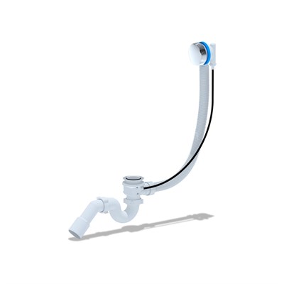 Обвязка на ванну  1 1/2*40 полуавтомат Е411 (ЕМ411) АНИ пласт пер. труба 40*50 (пластик хром) 506202