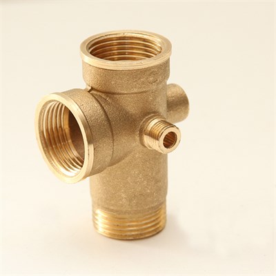 Штуцер 5-выводной 1"*1"*1"*1/4"*1/4" нар*вн*вн*нар*вн VRT 515604