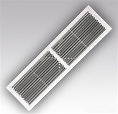 Решетка вент. переточная 455*133 фланец 432х117 4513РП двусторонняя ERA 509073