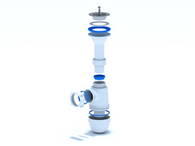 Сифон 1 1/2*40 C0500 АНИ пласт 350510
