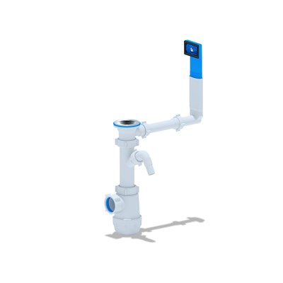 Сифон 1 1/2*40 Ani Грот с носиком и жестким переливом А1040 АНИ пласт 505276