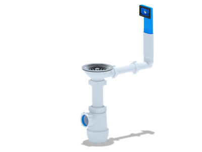 Сифон 3 1/2*40 Ani Грот с жестким прямоуг переливом А0145 АНИ пласт 505238