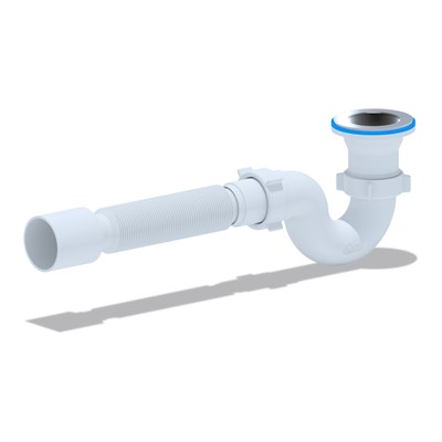 Сифон для душ.поддона 40*40 с гофрой 40*50 Ani Е115 АНИ пласт 513345