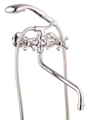 Смеситель для ванны и раковины 1/2 кер Glauf QTZ7-B827 шаровый перекл 509193