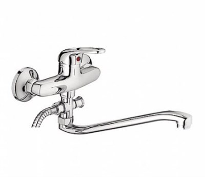 Смеситель для ванны и раковины 35к L2139-B Ledeme с отв S-нос, силумин 504009