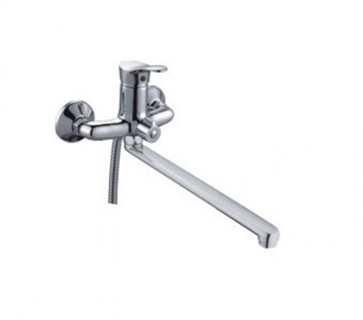 Смеситель для ванны и раковины 35к F2214-B FRAP (L излив, хром, силумин) 514199