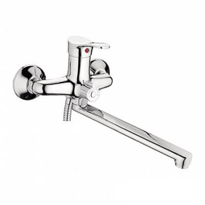 Смеситель для ванны и раковины 35к L2214 Ledeme с отв L-нос, латунь 514671