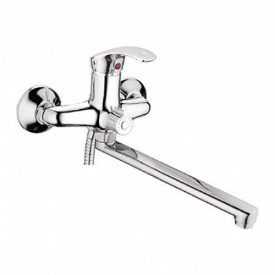 Смеситель для ванны и раковины 35к L2236 Ledeme б/отв, див в корпусе L-нос, латунь 518358